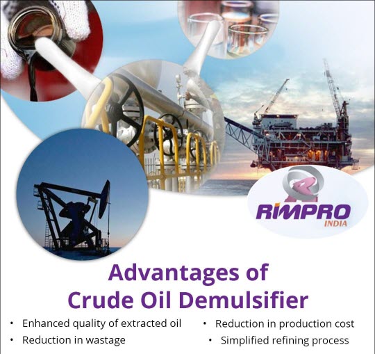 Advantages of Crude Oil Demulsifier